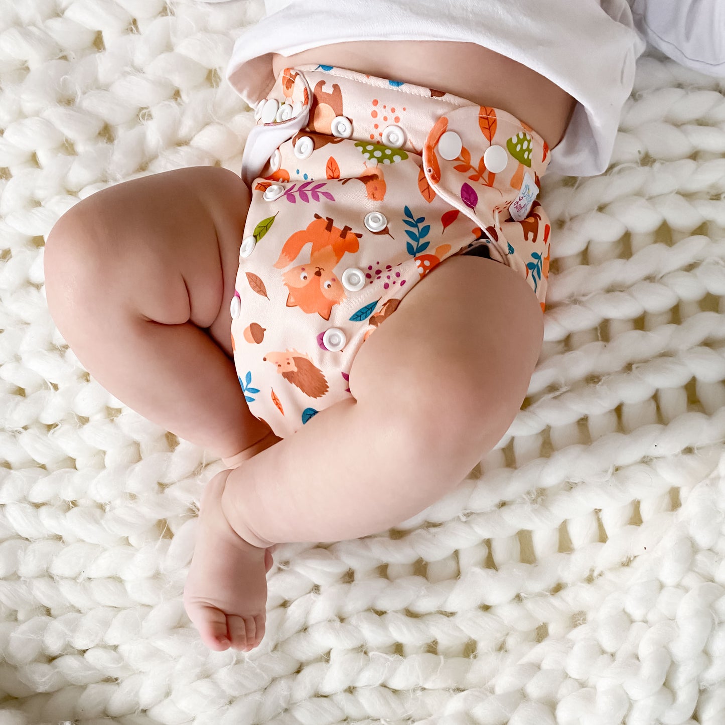 Baby Stoffwindel Bärentanz inklusive Einlage - Windelland